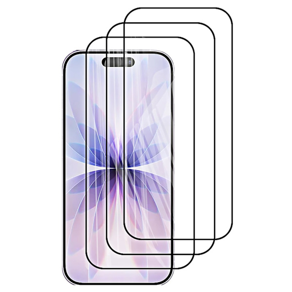 iPhone 17 Skärmskydd 2-Pack  Bubblfri Installation Transparent