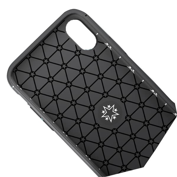 Robust Skyddsskal med Ringh�llare till iPhone X Svart/Rosé