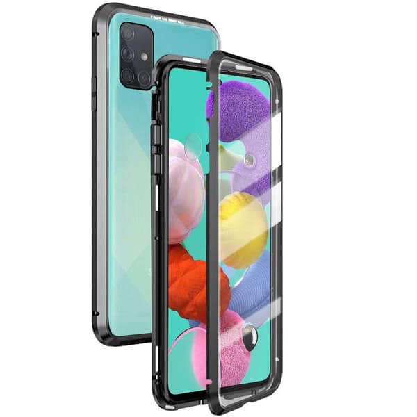 Gennemtænkt fuld cover - Samsung Galaxy A71 Silver