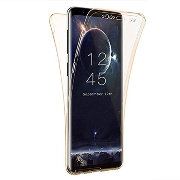 Samsung A6 Plus - Dobbeltsidet silikonecover TOUCH FUNKTION Blå