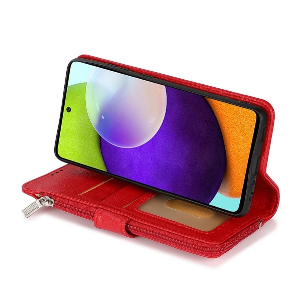 Smidigt Plånboksfodral - Samsung Galaxy A72 Röd
