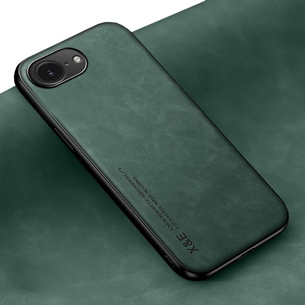 iPhone 16E Mockafodral Slitstarkt och Smooth Grå