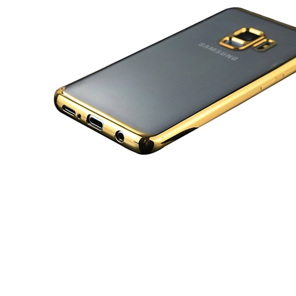 Samsung Galaxy S9 - Silikonskal i Plated-utförande Grå