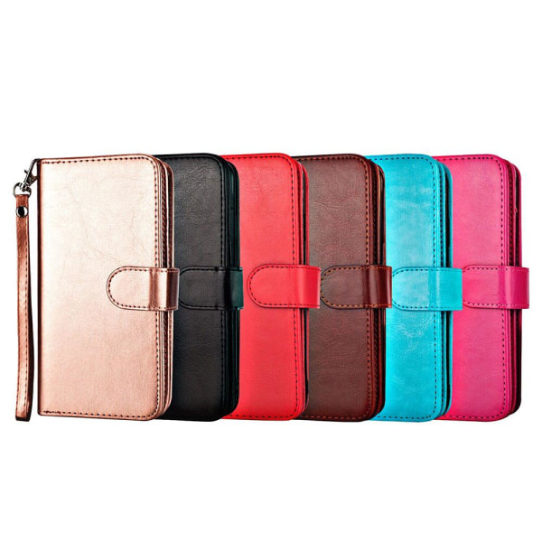 Robust Smooth 9-Card Wallet Cover - iPhone 12 Pro Max Svart