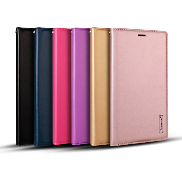 iPhone 15 - Sileä Smart HANMAN -lompakkokotelo Pink