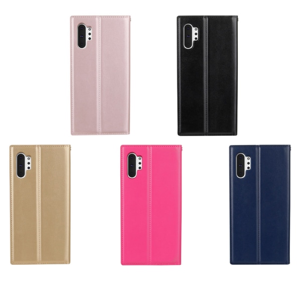 Samsung Galaxy Note 10 Plus - Lommebokdeksel Rosaröd