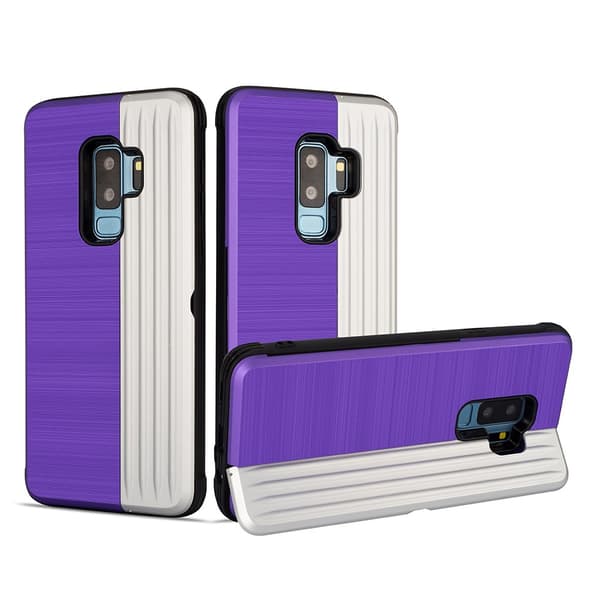 Skal Korthållare - Samsung Galaxy S9 Plus Silver Silver