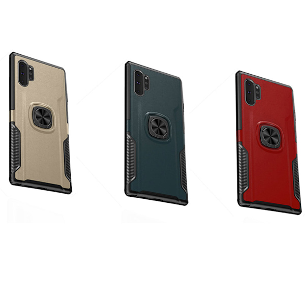 Smidigt Skal med Ringh�llare (Leman) - Samsung Galaxy Note10+ Guld