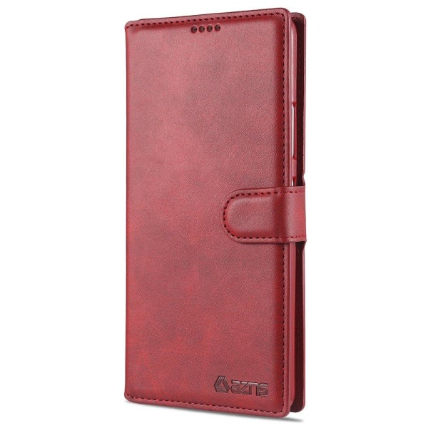 Gjennomtenkt fleksibelt lommebokdeksel - Samsung Galaxy A42 Röd