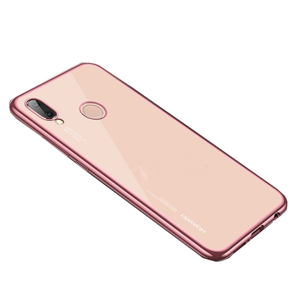 Huawei P20 Lite – galvanoitu tyylikäs silikonikuori (FLOVEME) Röd