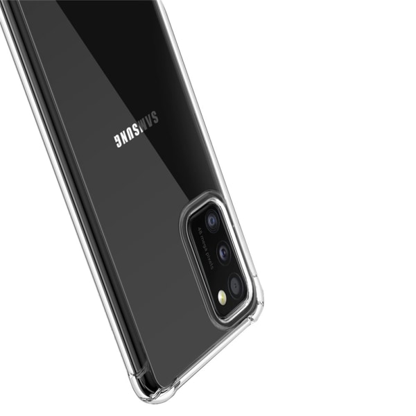 Samsung Galaxy A41 - Iskuja vaimentava suojakuori Transparent/Genomskinlig