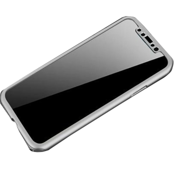 iPhone 11 - Tyylikäs iskuja vaimentava kaksoiskuori Silver