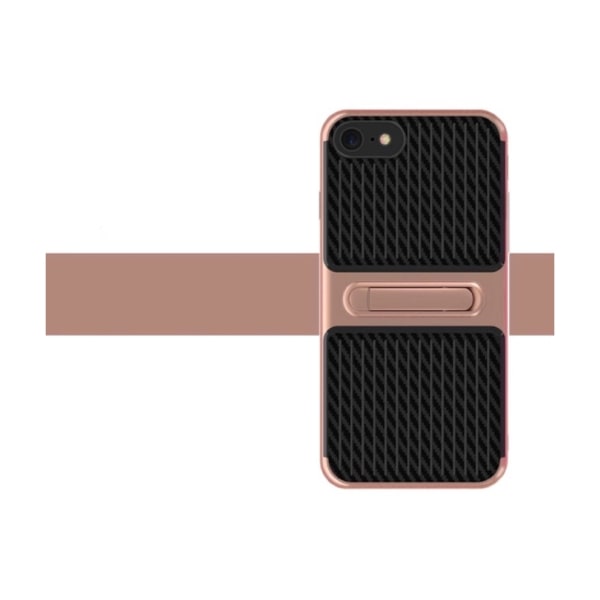 iPhone 8 - Stilfuldt eksklusivt smart cover fra FLOVEME (stødsikker) Svart