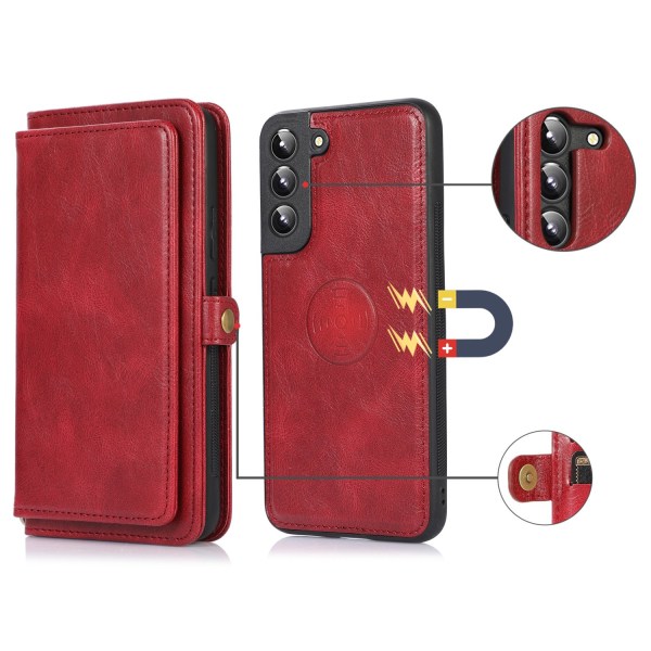 Smooth Wallet Case - Samsung Galaxy S22 Svart