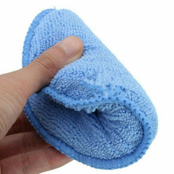 Smidig Slittålig Mikrofiber Rengörings Svamp Blå