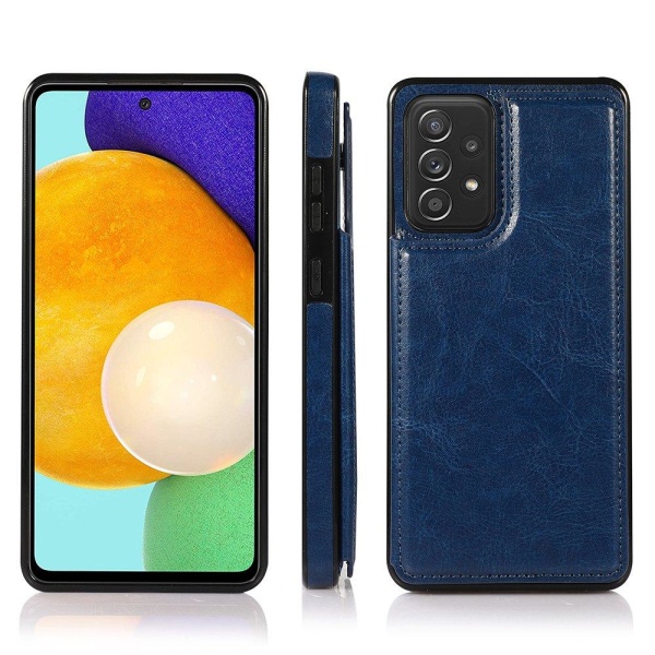 Stilfuldt cover med kortrum - Samsung Galaxy A52 Brun