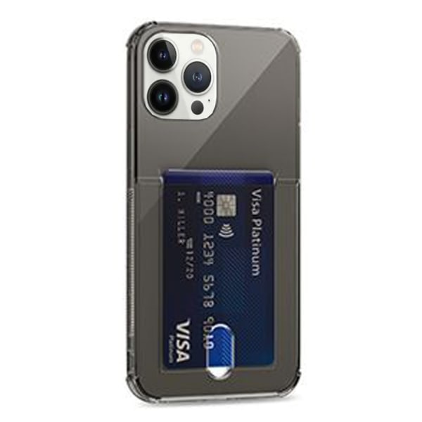 Tyylikäs kansi korttikotelolla (Floveme) - iPhone 13 Pro Hot Pink