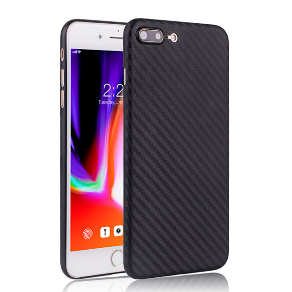 iPhone 8 Plus - Carbonmodell skal (LEMAN) Grå