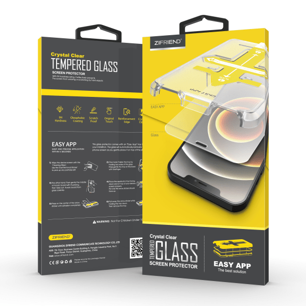 Härdat Glas Crystal Clear Skärmskydd - iPhone 11 Pro Genomskinlig