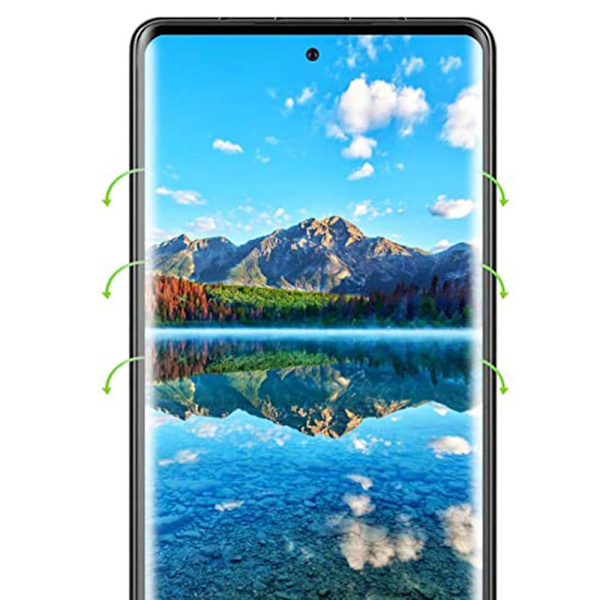 Galaxy A72 Skärmskydd 2.5D 0,3mm Svart