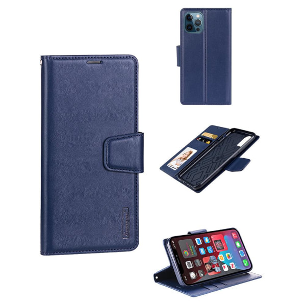 Smooth Hanman Wallet Case - iPhone 12 Pro Max Guld