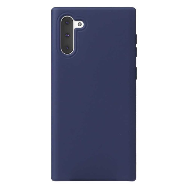Støtdempende matt silikondeksel (NKOBEE) - Samsung Galaxy Note10 Mörkblå
