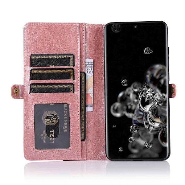 Smooth Wallet Case - Samsung Galaxy S20 Ultra Mörkblå