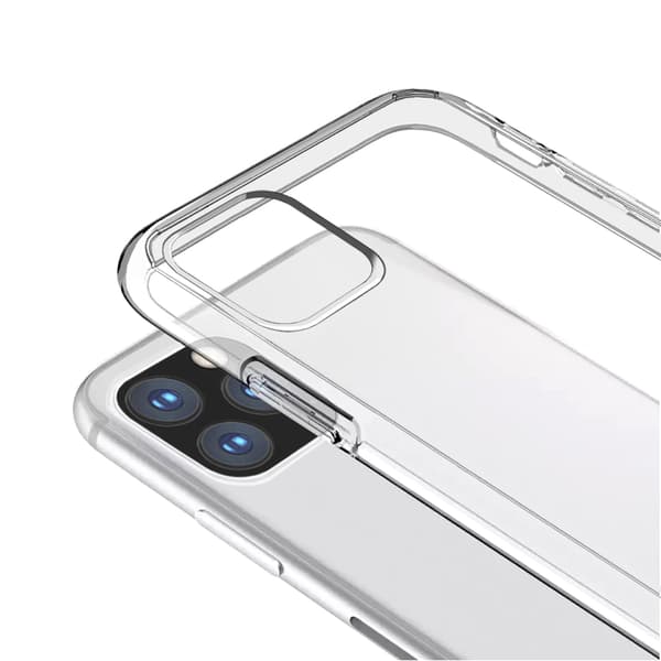 Robust Silikonskal - iPhone 11 Pro Max Transparent Transparent/Genomskinlig