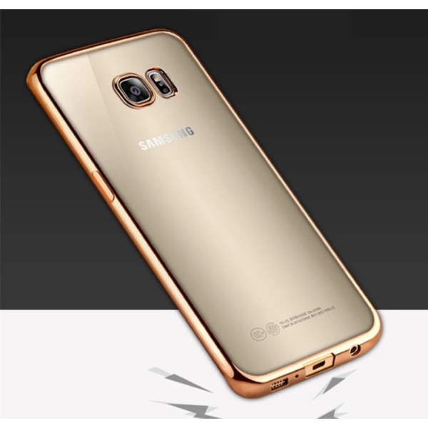 Samsung Galaxy S8 - Stilfuldt silikonecover fra LEMAN Guld