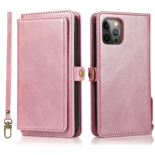 2-i-1-plånboksfodral - iPhone 12 Pro Mörkblå