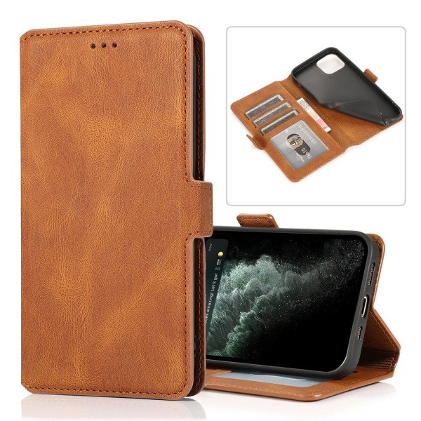 Smooth Wallet Case - iPhone 12 Pro Brun