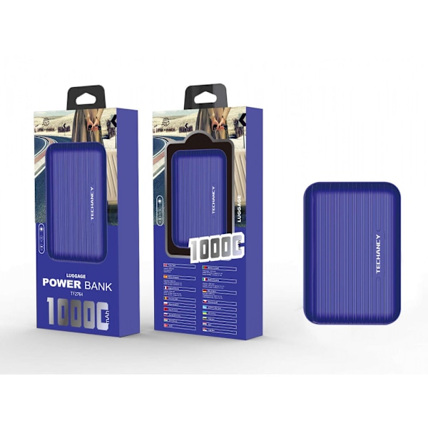 Smidig Powerbank 10000mAh 2A Grå