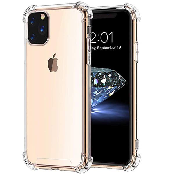 Genomt�nkt Silikonskal - iPhone 11 Pro Transparent/Genomskinlig