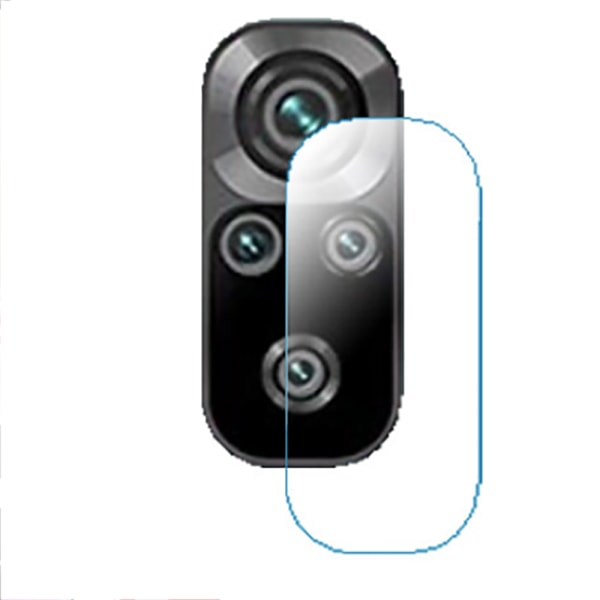 3-PACK Redmi Note 10 Pro -kameran linssisuojus HD-Clear 0,3mm Transparent