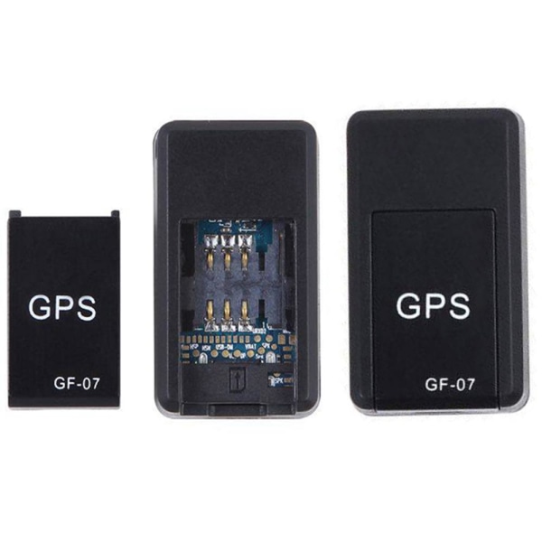 Magneettinen GF-07 Mini GPS Tracker Tracker mikrofonilla Svart