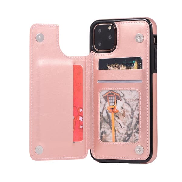 iPhone 11 Pro - Smidigt Skal med Korthållare Röd