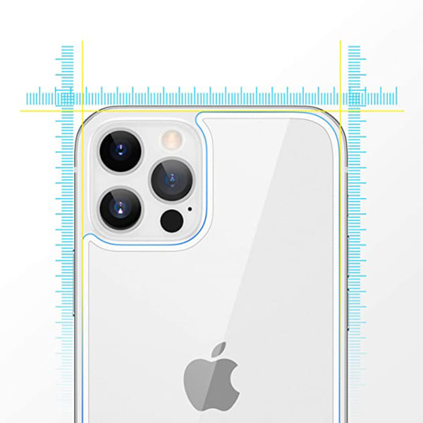 2-PACK iPhone 13 Pro Max Baksida Skärmskydd 0,3mm Transparent