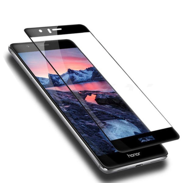 Huawei P9 Lite - Heltäckande 2.5D Skärmskydd (HuTech) Svart
