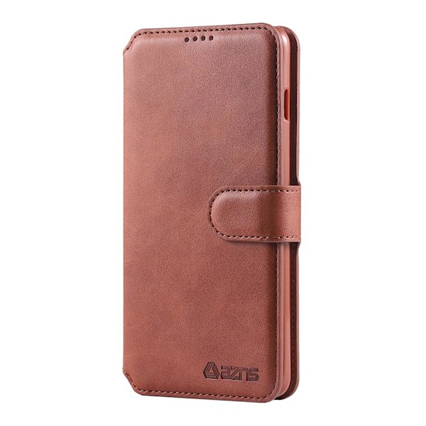 Skyddande Smart Plånboksfodral - Samsung Galaxy S10E Brun