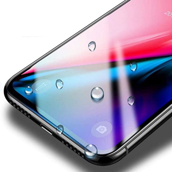 Anti-Blueray 2-PACK Skärmskydd 2.5D Carbon 9H 0,3mm iPhone XS Max Transparent