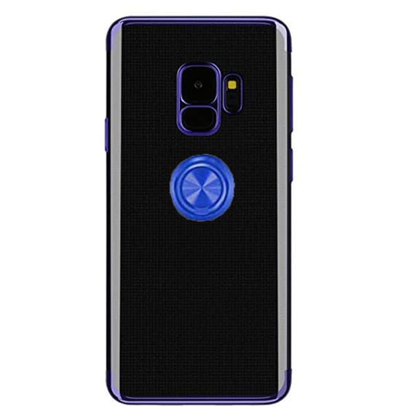 Stilsäkert Skyddsskal Ringhållare - Samsung Galaxy S9 Roséguld Roséguld