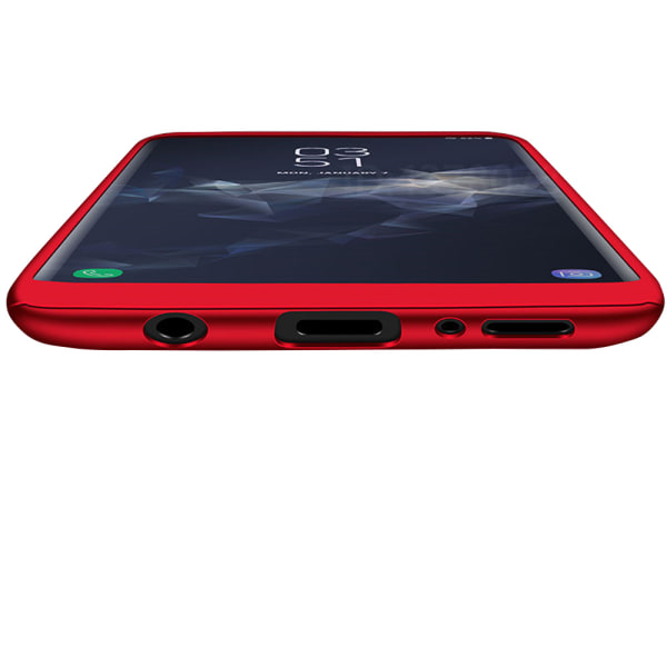 Samsung Galaxy S10 Plus - Stilrent Dubbel Fodral (FLOVEME) Röd