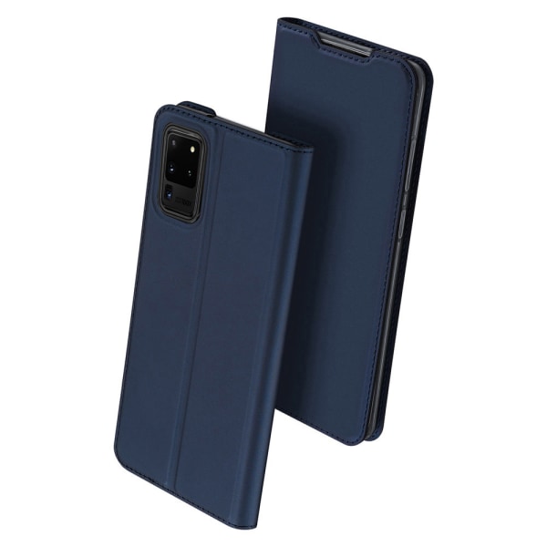 Stilsäkert (Dux Ducis) Plånboksfodral - Samsung Galaxy S20 Ultra Marinblå
