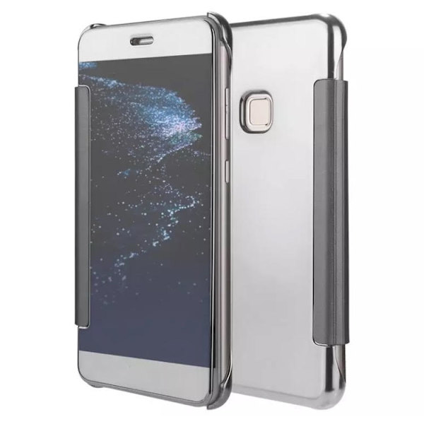 FLOVEMES Smartfodral (Clear-View) Huawei P10 Guld