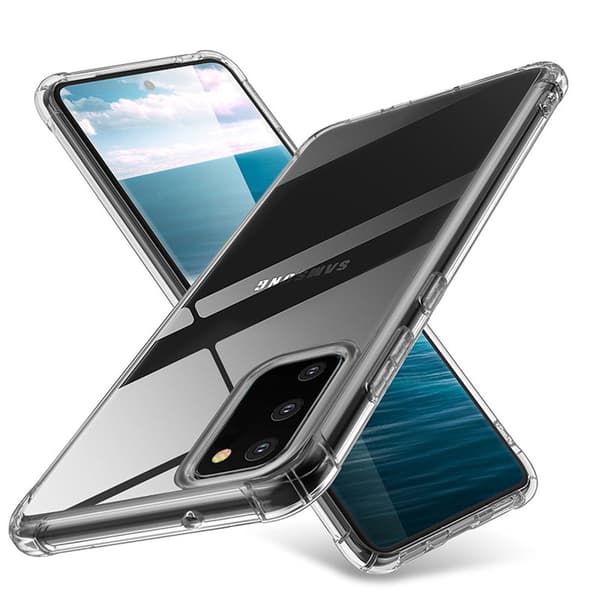 Robust Silikonskal - Samsung Galaxy S20 Transparent/Genomskinlig