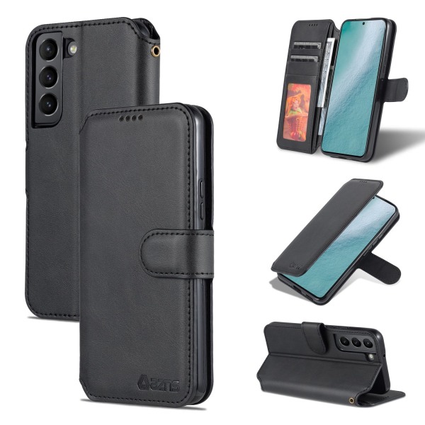 Samsung Galaxy S22 - Stilfuldt AZNS Wallet etui Brun