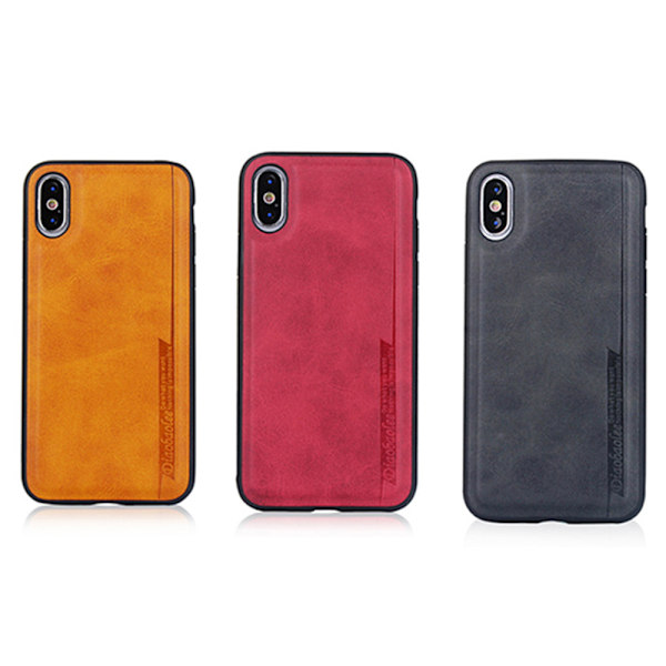 Professionellt Pu-Läder Skal - iPhone XS MAX Blå