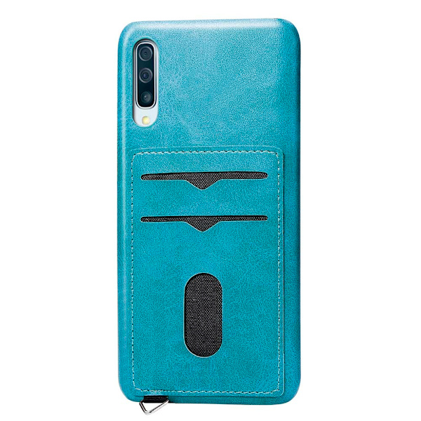 Robust Skal med Korth�llare Leman - Samsung Galaxy A50 Rosaröd