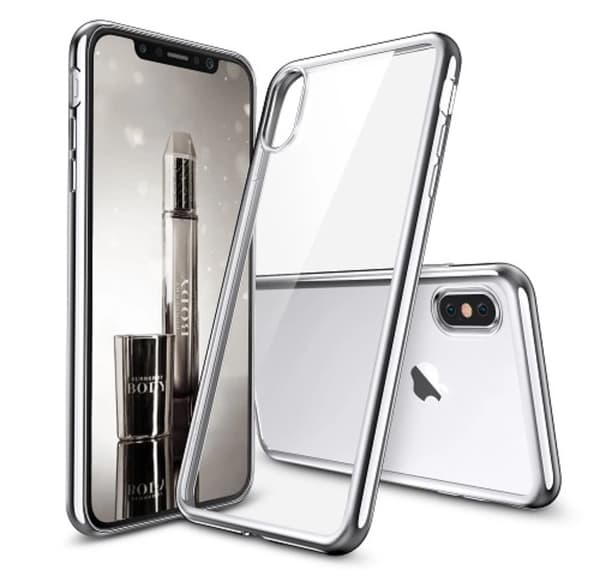 iPhone X - Exklusivt Stilsäkert Silikonskal Från HUTECH Röd