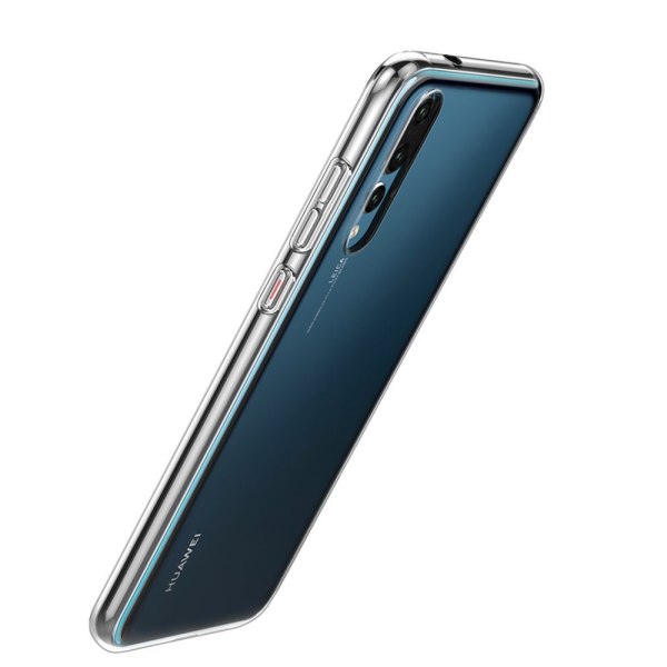 Huawei P20 Pro - Ruff Grip Silikonskal Transparent/Genomskinlig